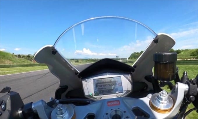 Aprilia RS 660 Extrema: il video onboard a Vallelunga