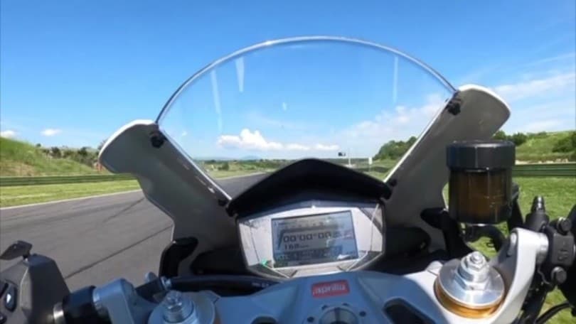 Aprilia RS 660 Extrema: il video onboard a Vallelunga