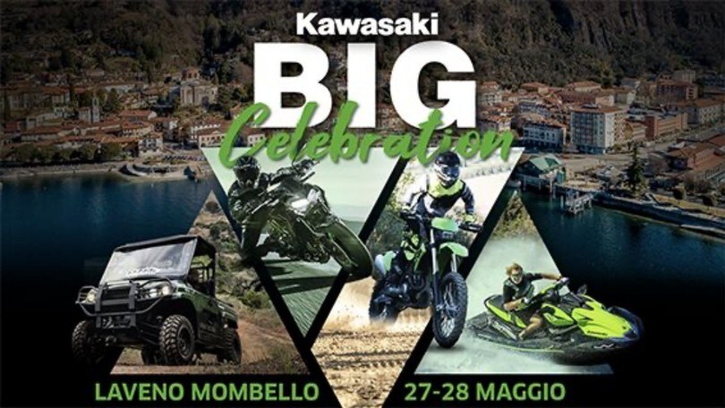 Kawasaki Big Celebration, test-drive nel suggestivo quadro del Lago Maggiore