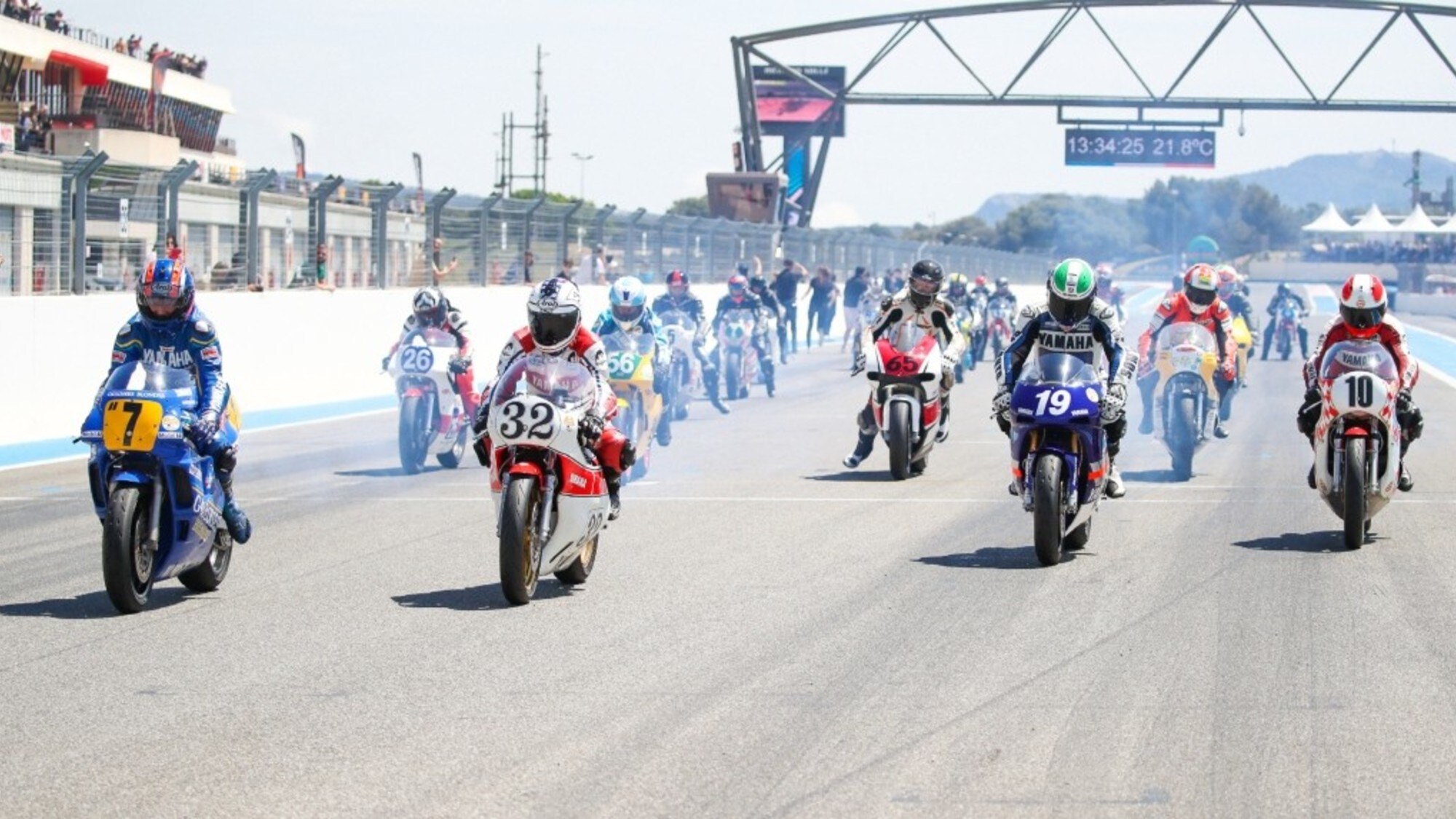 Yamaha Racing Heritage Club: al Paul Ricard sfila la storia di Iwata