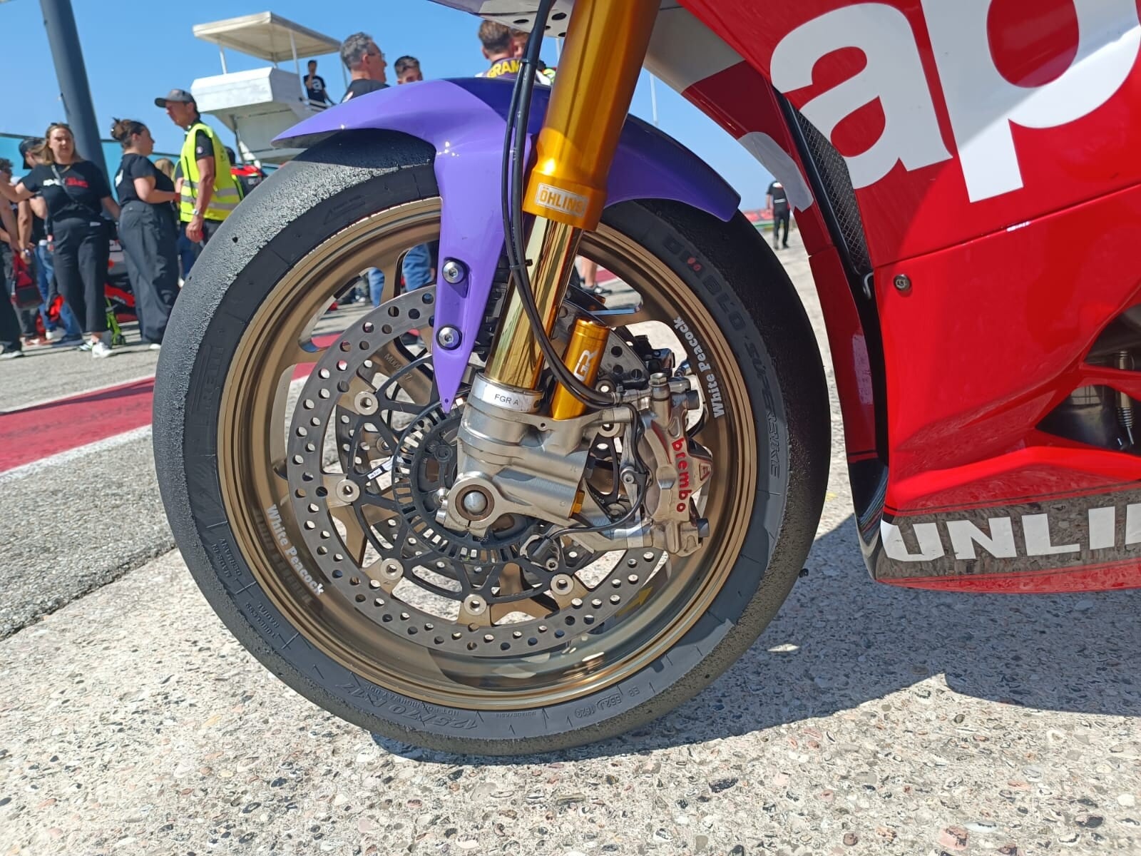 Aprilia All Stars: Alex Gramigni sfila con la evocativa "KitGram"