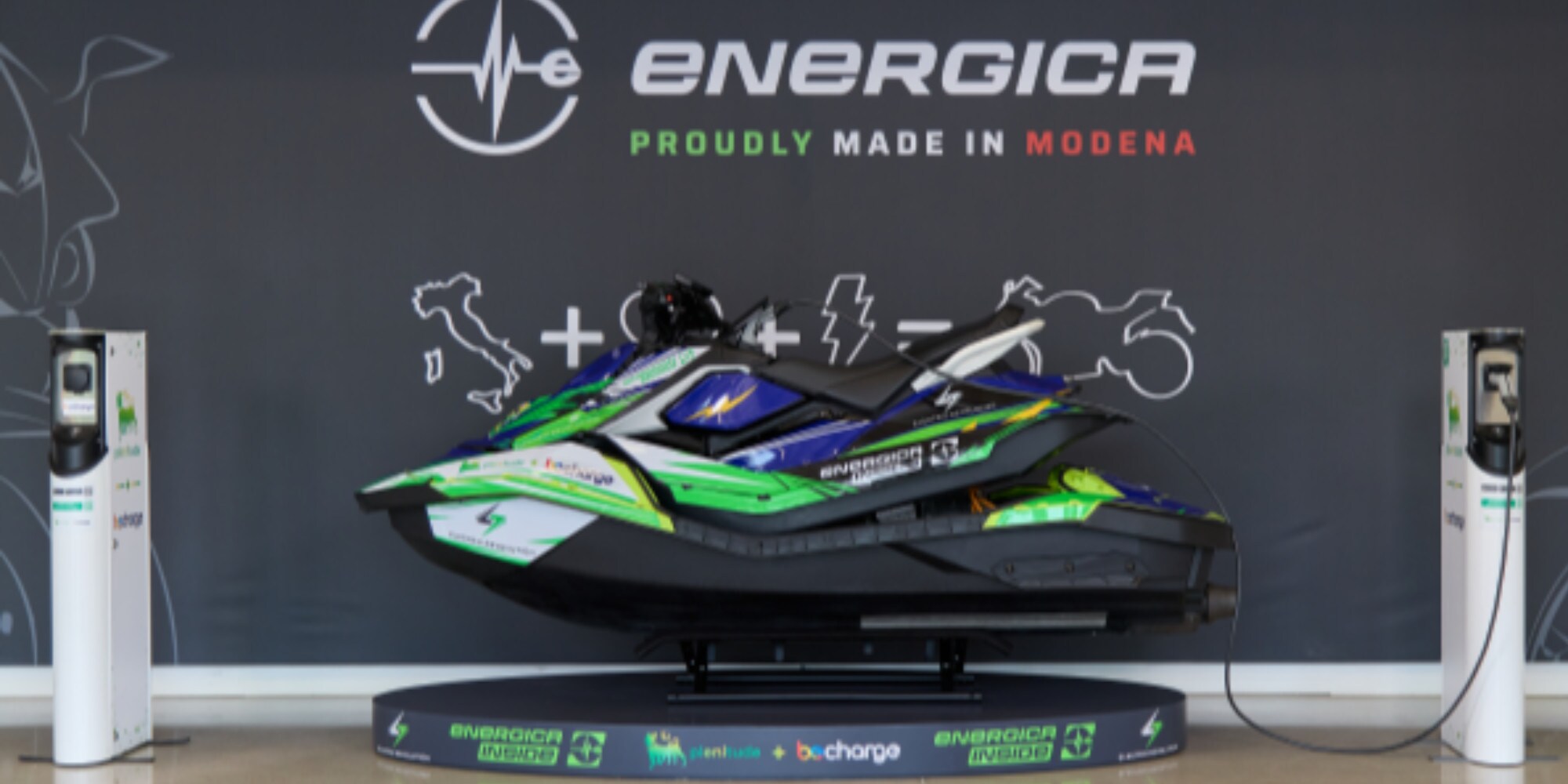 Energica e Plenitude insieme per ricaricare le moto d'acqua elettriche