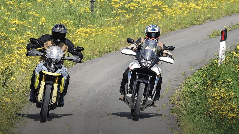 Comparativa Honda XL750 Transalp Vs Suzuki V-Strom 800 DE: la classe media