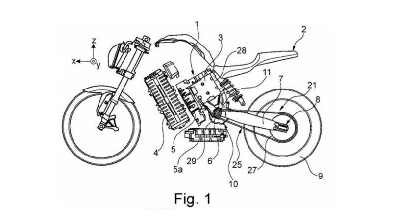 BMW deposita i brevetti della G310 elettrica