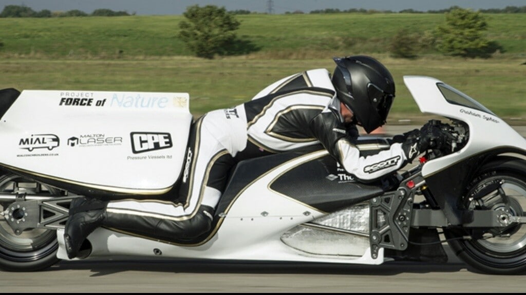 Force of Nature, la moto a vapore più veloce del mondo