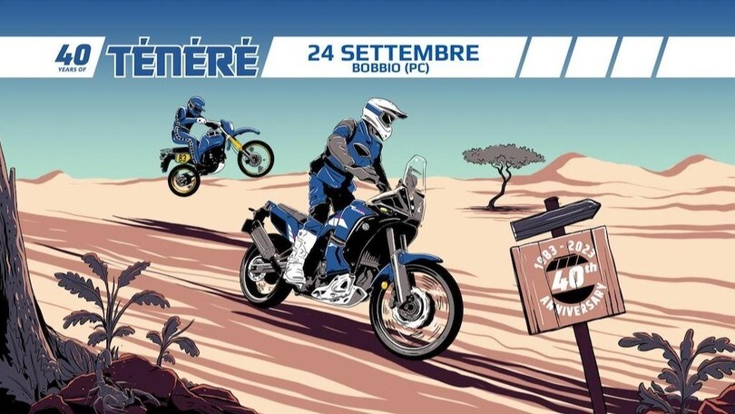 Yamaha festeggia i 40 anni della Ténéré con un grande evento