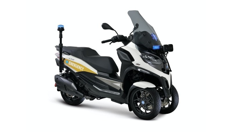 Piaggio, allestimento per il primo soccorso per MP3 400 e 500 hpe