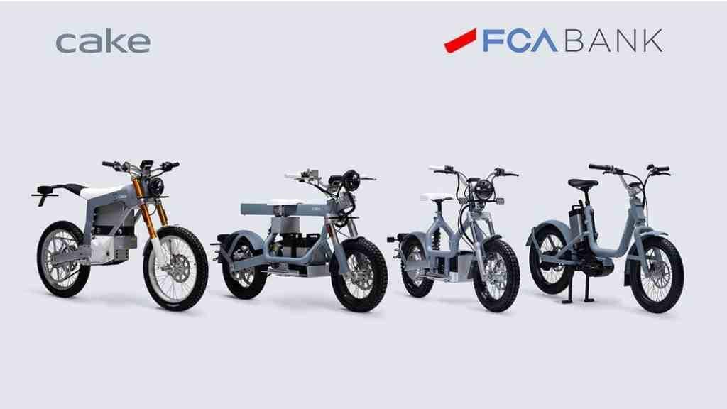Cake in partnership con FCA Bank per le sue total electric