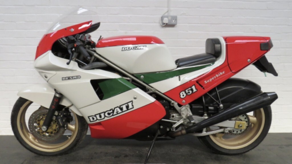 Ducati, ancora all'asta la Ducati 815 S Tricolore a Km "Zero"
