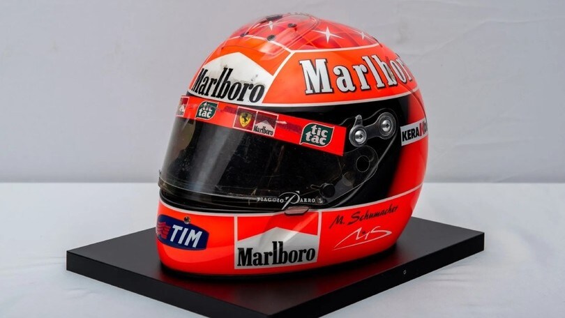 I caschi da moto di Michael Schumacher all'asta su Sotheby's