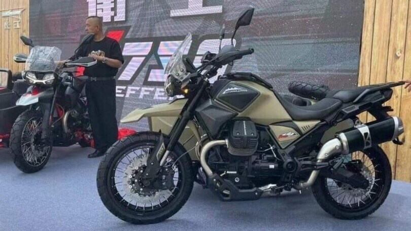 La Chang Jiang Defender 750 è un clone della Moto Guzzi V85 TT?