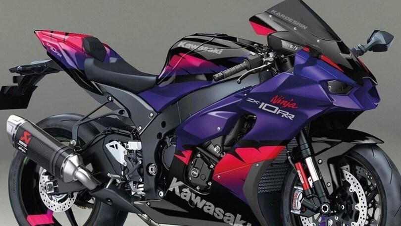 Kawasaki Ninja ZX-10R: come sarebbe stata negli anni '90 FOTO
