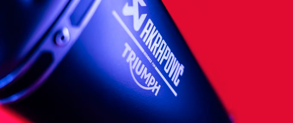 Accordo tra Akrapovic e Triumph: novità, ma solo per alcuni modelli
