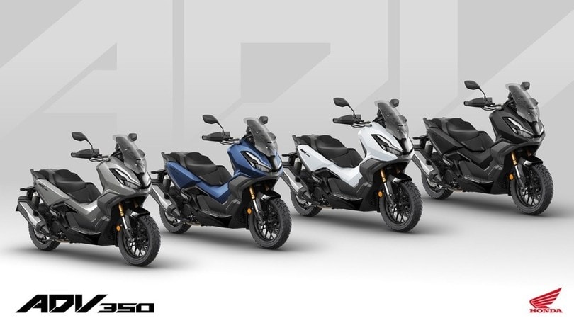 Honda ADV350, quattro nuove colorazioni per il 2024