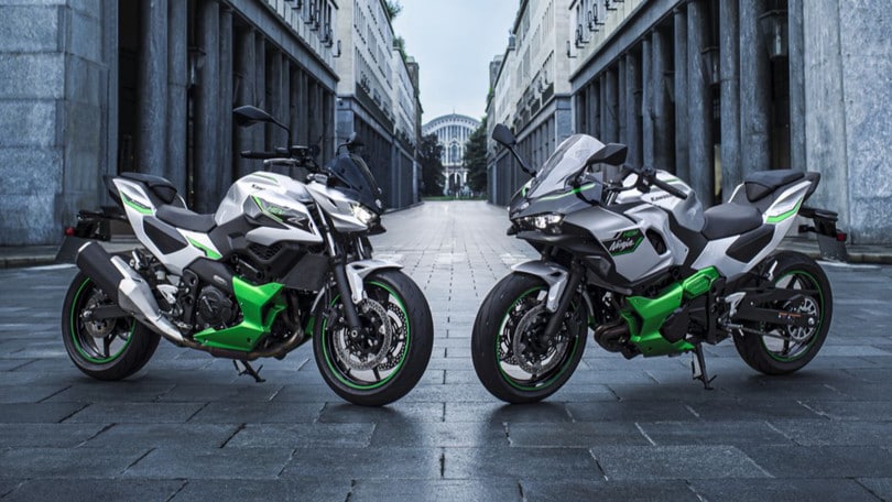 Ad EICMA debutta la naked Z7 Hybrid: lo sguardo al futuro di Kawasaki