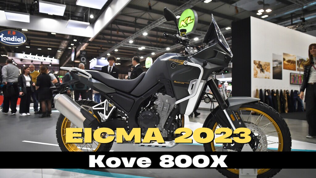 EICMA 2023, Kove 800 X: Il video