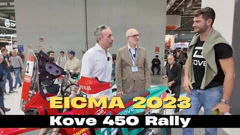Kove, a EICMA parla la Dakar con la 450 Rally