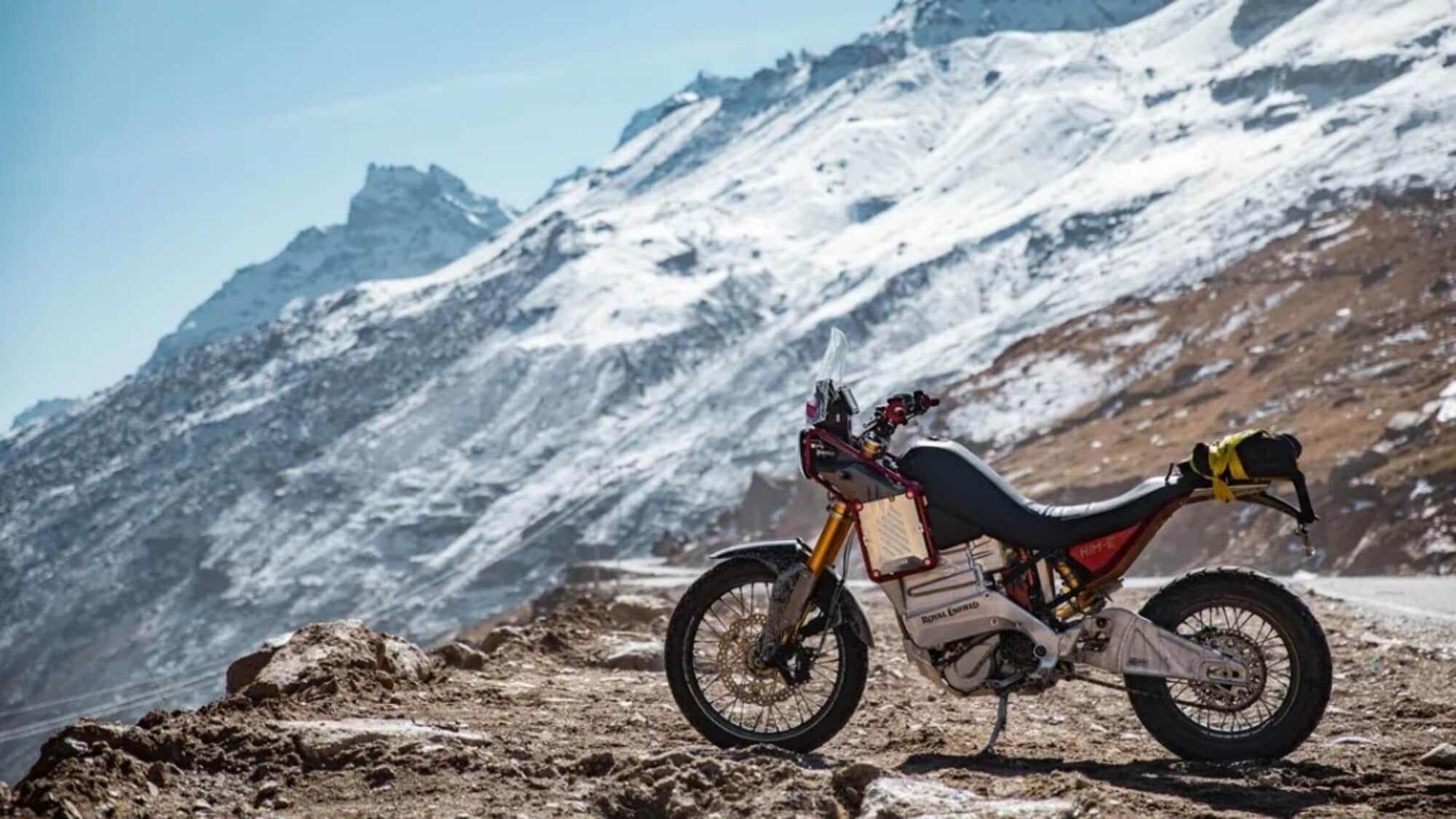 Royal Enfield, porta in passerella il concept di una enduro elettrica