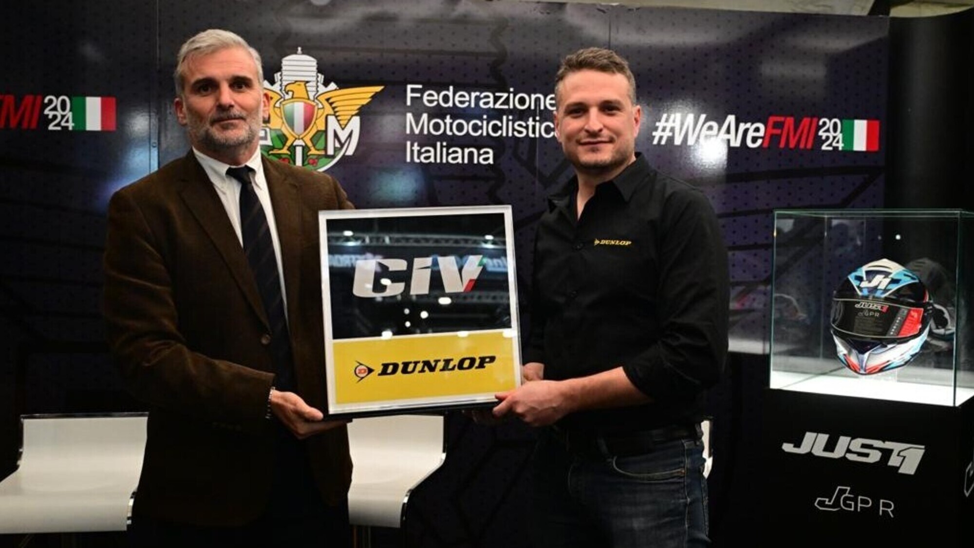 Dunlop CIV, ad EICMA presentato il nuovo logo