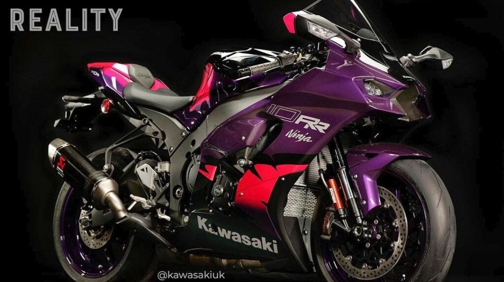 Kawasaki, da Instagram alla realtà: fascino anni '90 per la ZX-10RR