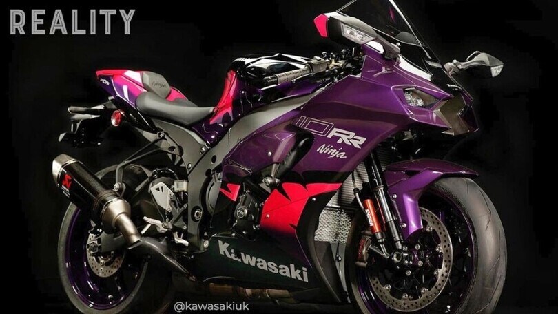 Kawasaki, da Instagram alla realtà: fascino anni '90 per la ZX-10RR