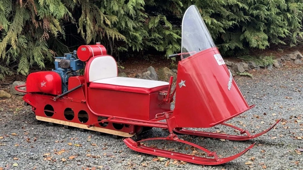 La motoslitta “di Babbo Natale” firmata Polaris all'asta