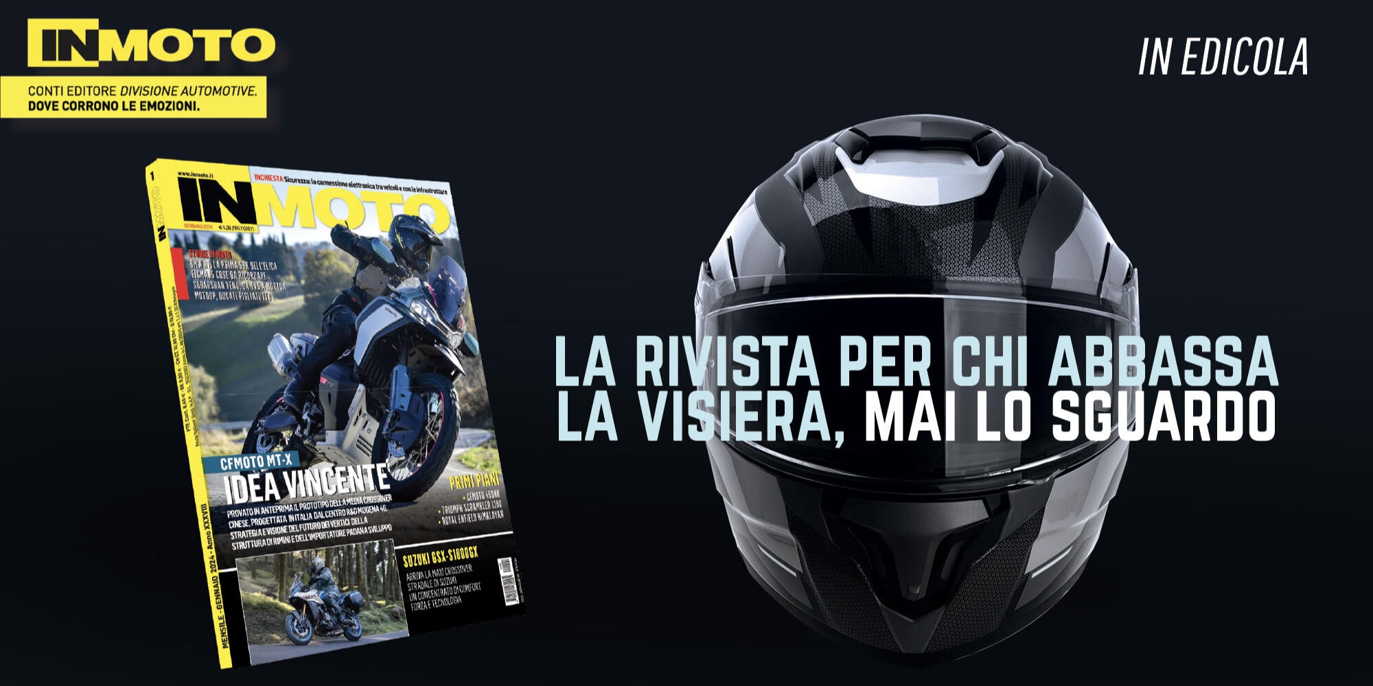 InMoto di gennaio è in edicola: anteprime e novità del 2024