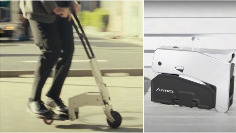 Arma Scooter, il monopattino elettrico che diventa piccolo come un pc