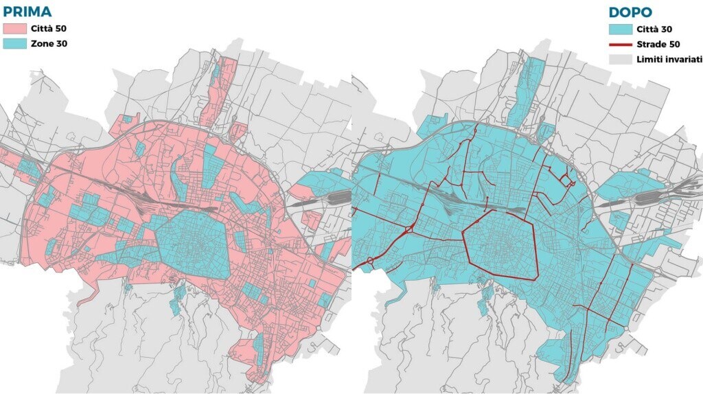 Bologna Città 30: si viaggia a 30 km/h dal 16 gennaio