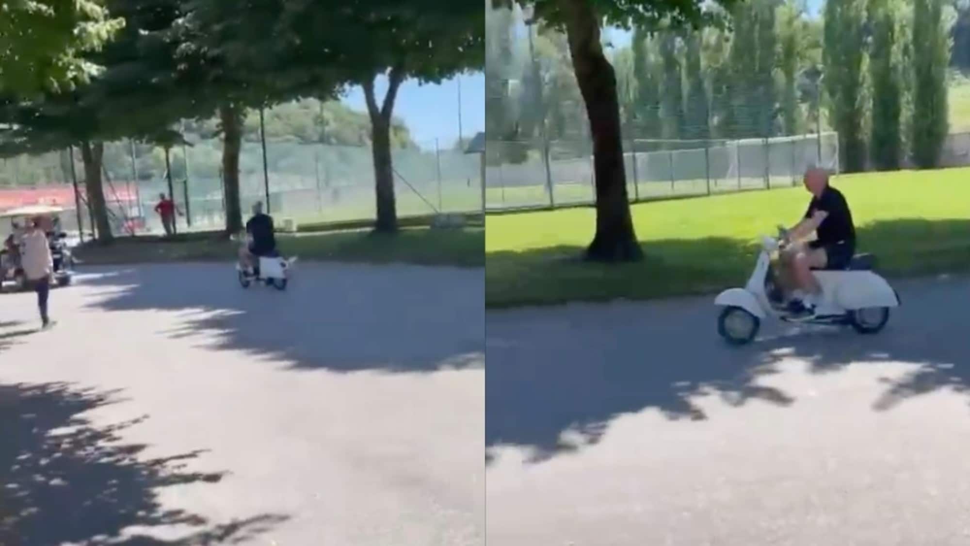 Esonero José Mourinho: bei tempi quando girava a Trigoria in Vespa