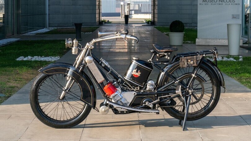 Al Motor Bike Expo una Scott 3 3/4 HP direttamente dal Museo Nicolis