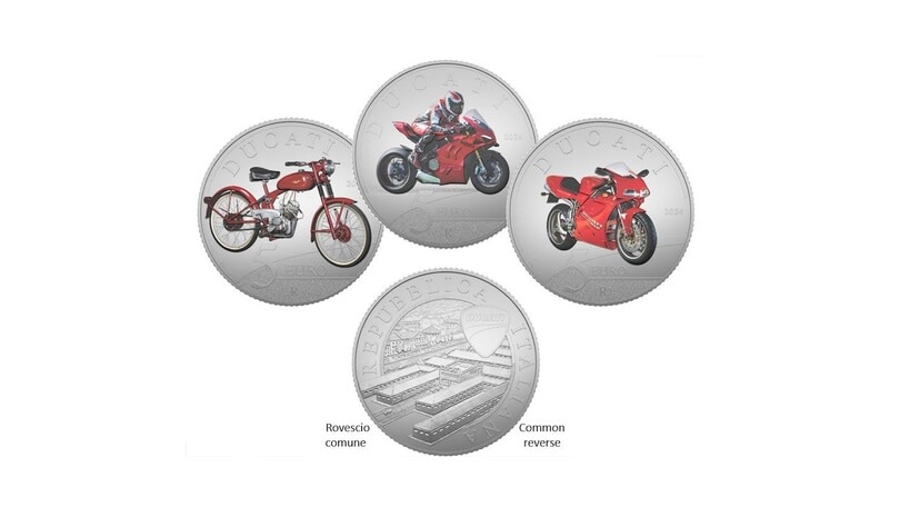 La collezione celebrativa di monete dedicata a Ducati