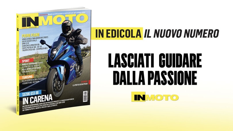 InMoto in edicola: in carena con la Suzuki GSX-8R