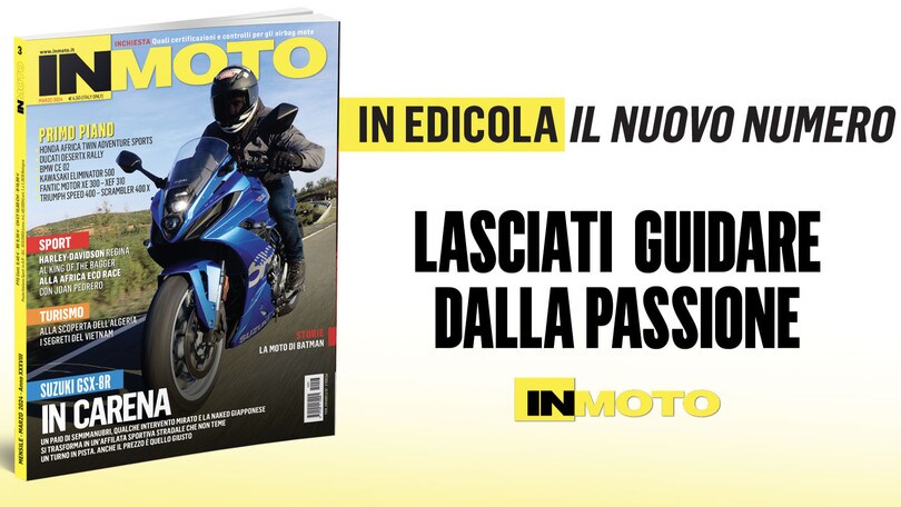 InMoto in edicola: in carena con la Suzuki GSX-8R