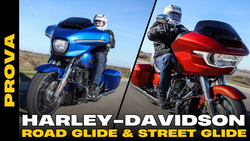 Prova HARLEY-DAVIDSON Road Glide e Street Glide: due tourer di carattere