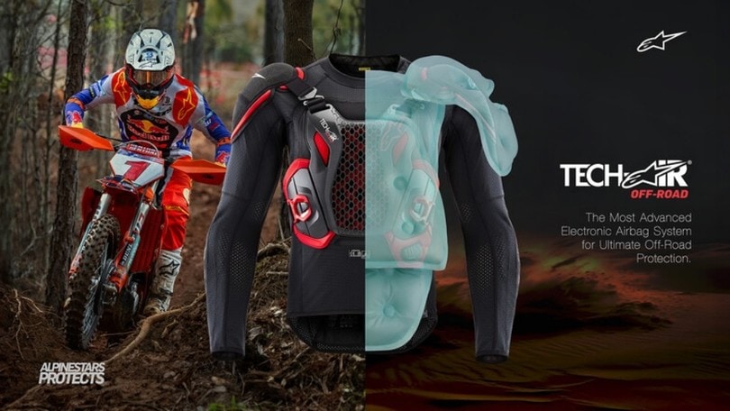 Alpinestar fa debuttare il suo sistema airbag Tech-Air Off-Road