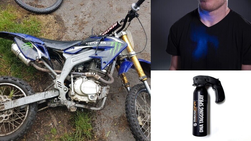 Furti moto (e auto), in Scozia arriva lo spray che rileva il DNA
