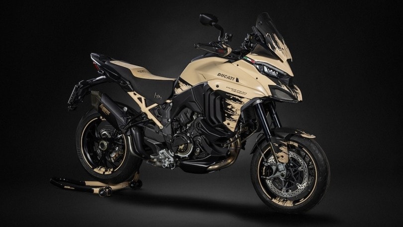 La Ducati Multistrada V4 Pikes Peak Desert di Massimo Bottura