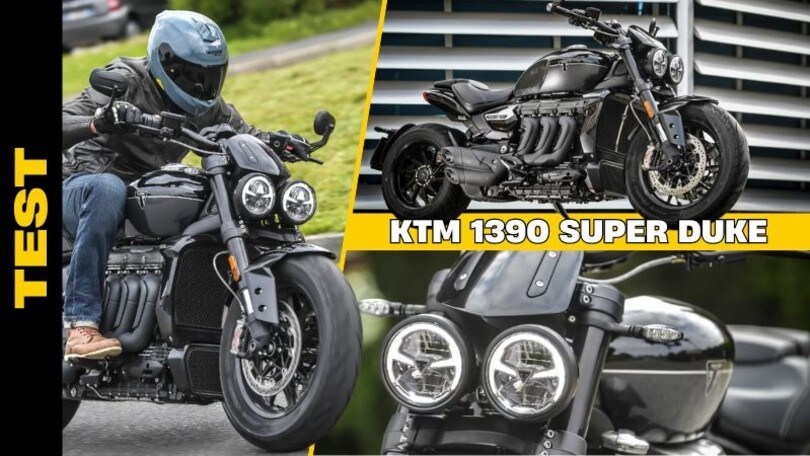 Test Triumph Rocket 3 Storm R, il diavolo veste scuro