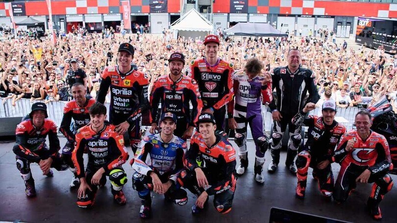 Aprilia All Stars 2024, in oltre 20mila al circuito di Misano