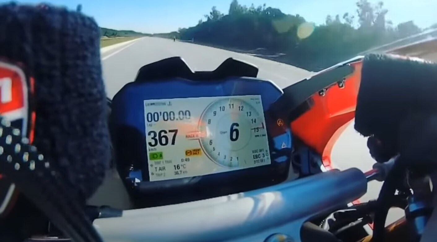 Ducati Panigale V4S a 367 km/h: il video è vero o fake?
