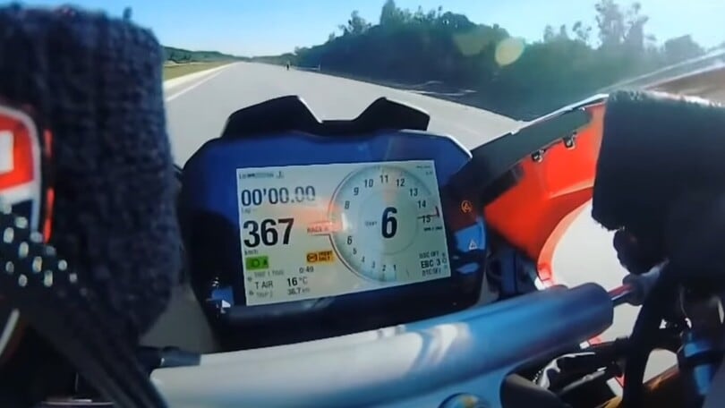 Ducati Panigale V4S a 367 km/h: il video è vero o fake?