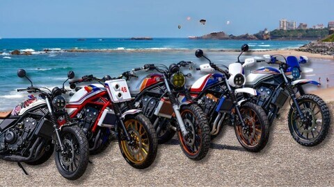 Honda Wheels and Waves di Biarritz - le moto francesi in gara