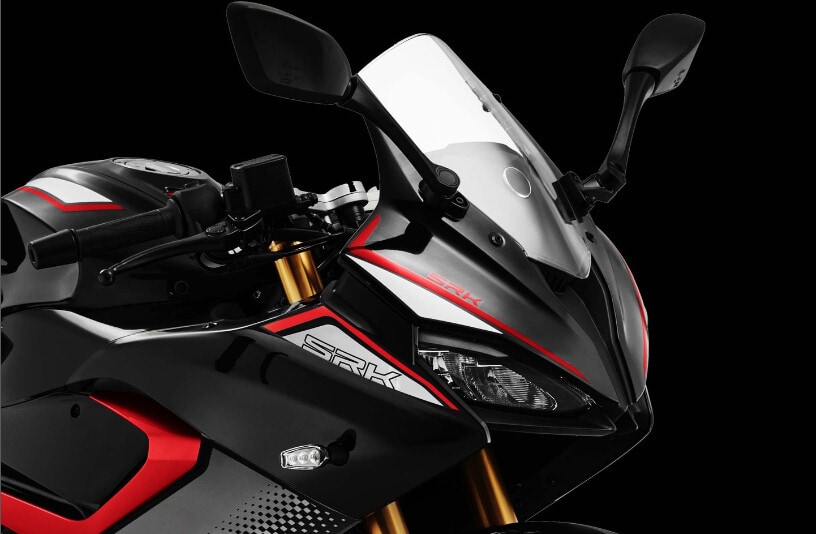 QJ SRK 125 R: una piccola Supersport