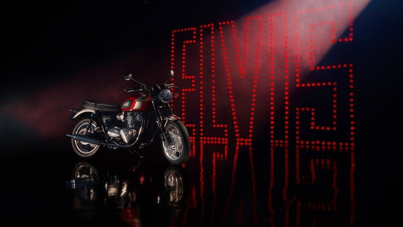 Triumph Bonneville T120 Elvis Presley - LE FOTO