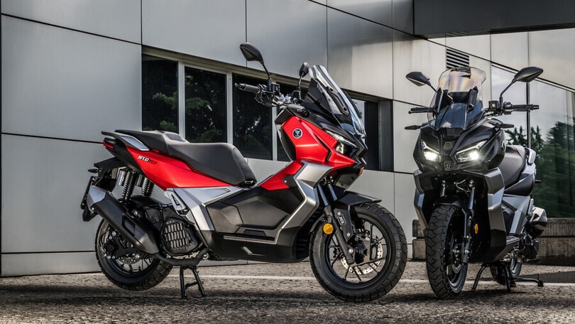 Voge, Sfida SR1 125 ADV: le foto dello scooter
