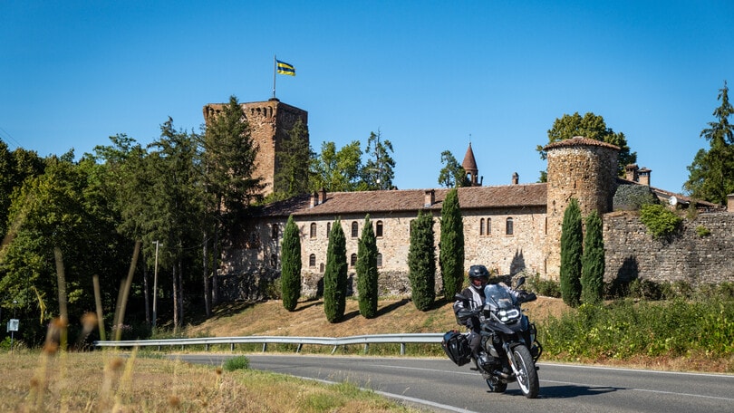 Itinerari moto, Emilia Romagna: Castelli & big taste