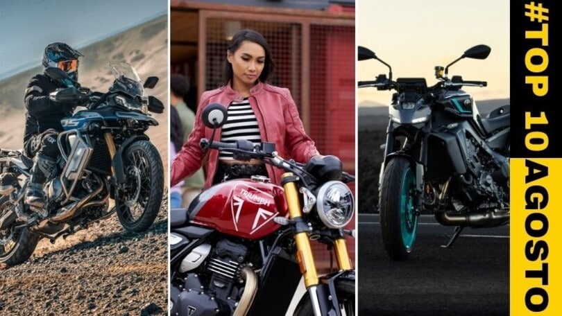 Top 10 mercato: le moto più vendute di agosto