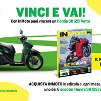 Vinci uno scooter Honda SH125i Vetro con InMoto. Scopri come!