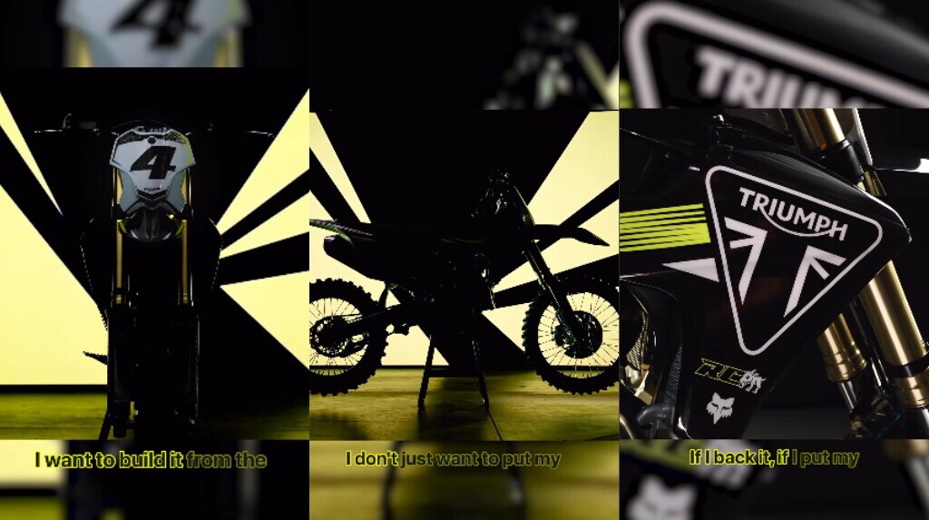 Triumph annuncia la nuova TF450 RC con un video sui social